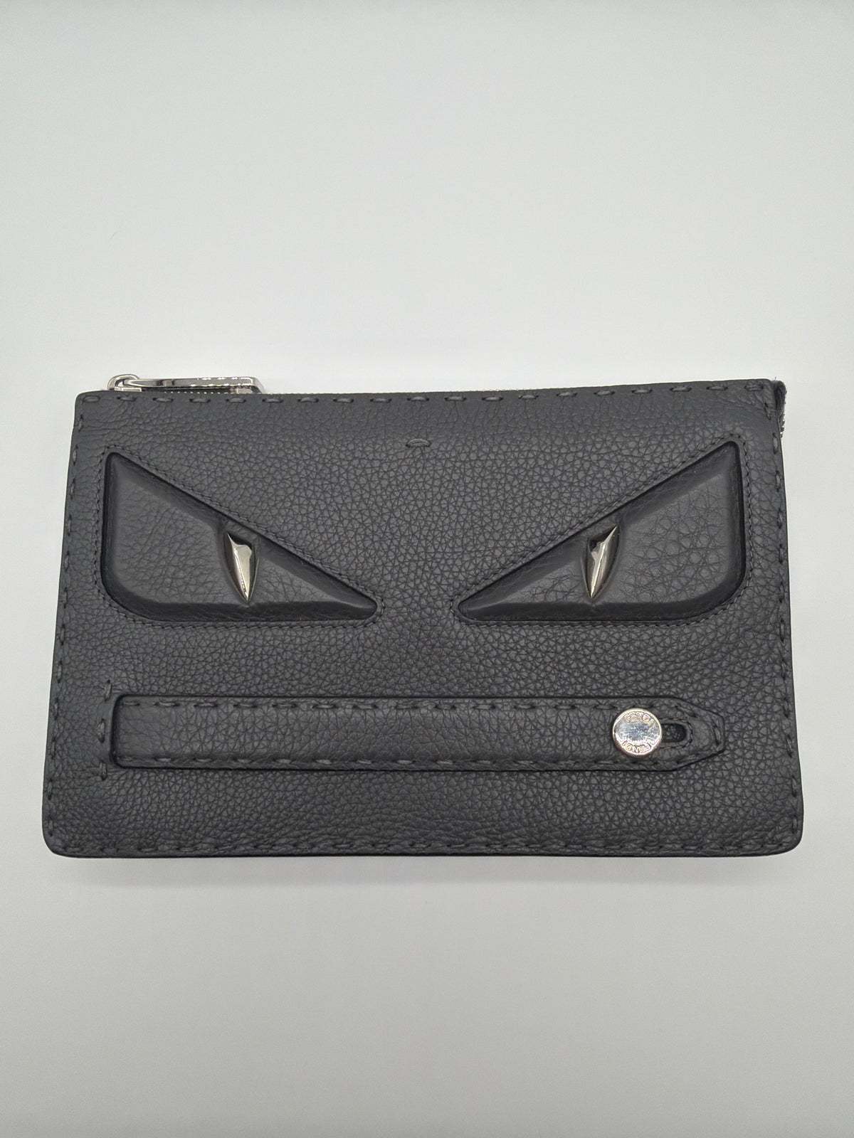 Fendi Bag Bugs Monster Eyes Clutch in dark grey image 1