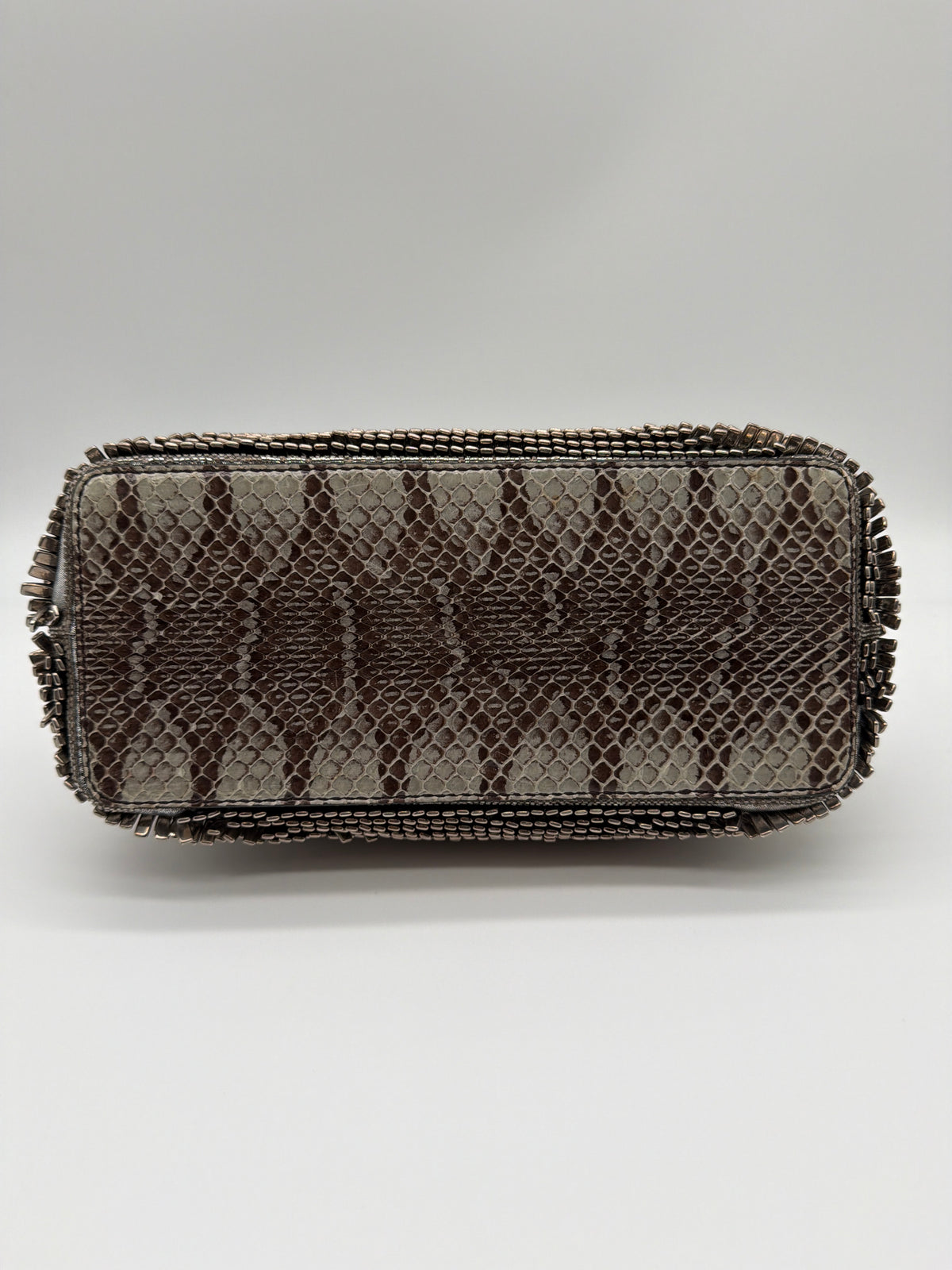 Fendi Peekaboo Iconic Mini in a special-edition metallic tiered python skin image 5