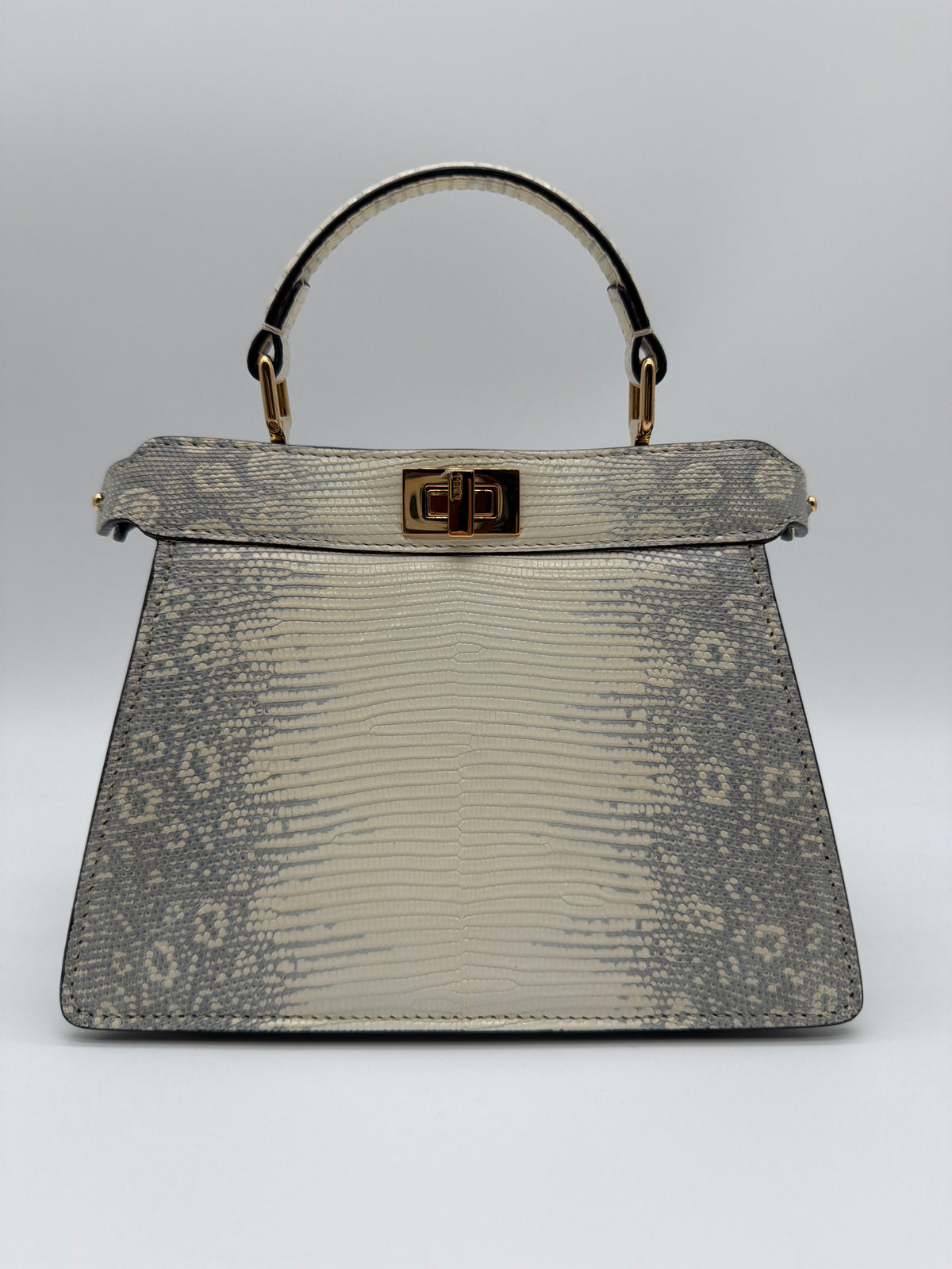 Fendi Lizard Togo Lucido Petite Peekaboo ISeeU image 2