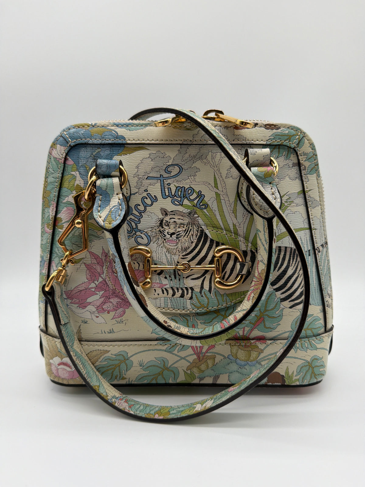 Gucci Tiger Horsebit 1955 Top Handle image 2