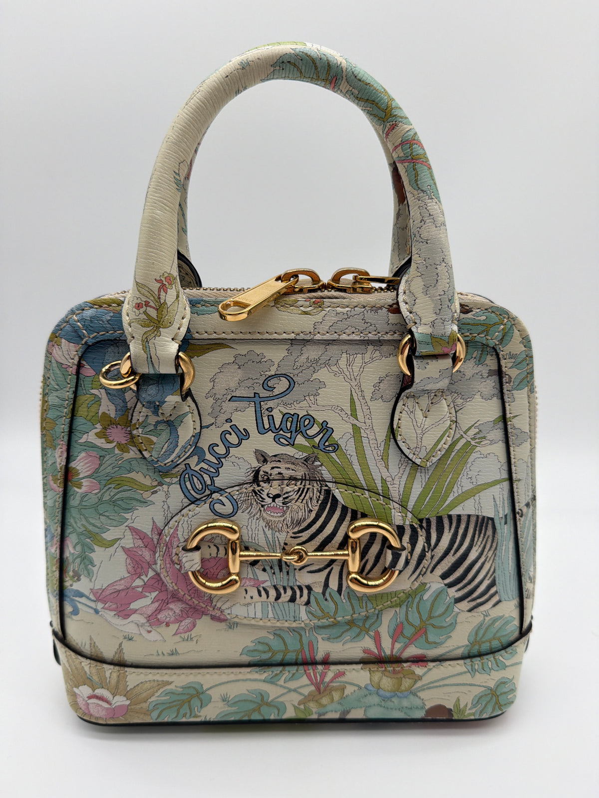 Gucci Tiger Horsebit 1955 Top Handle image 3