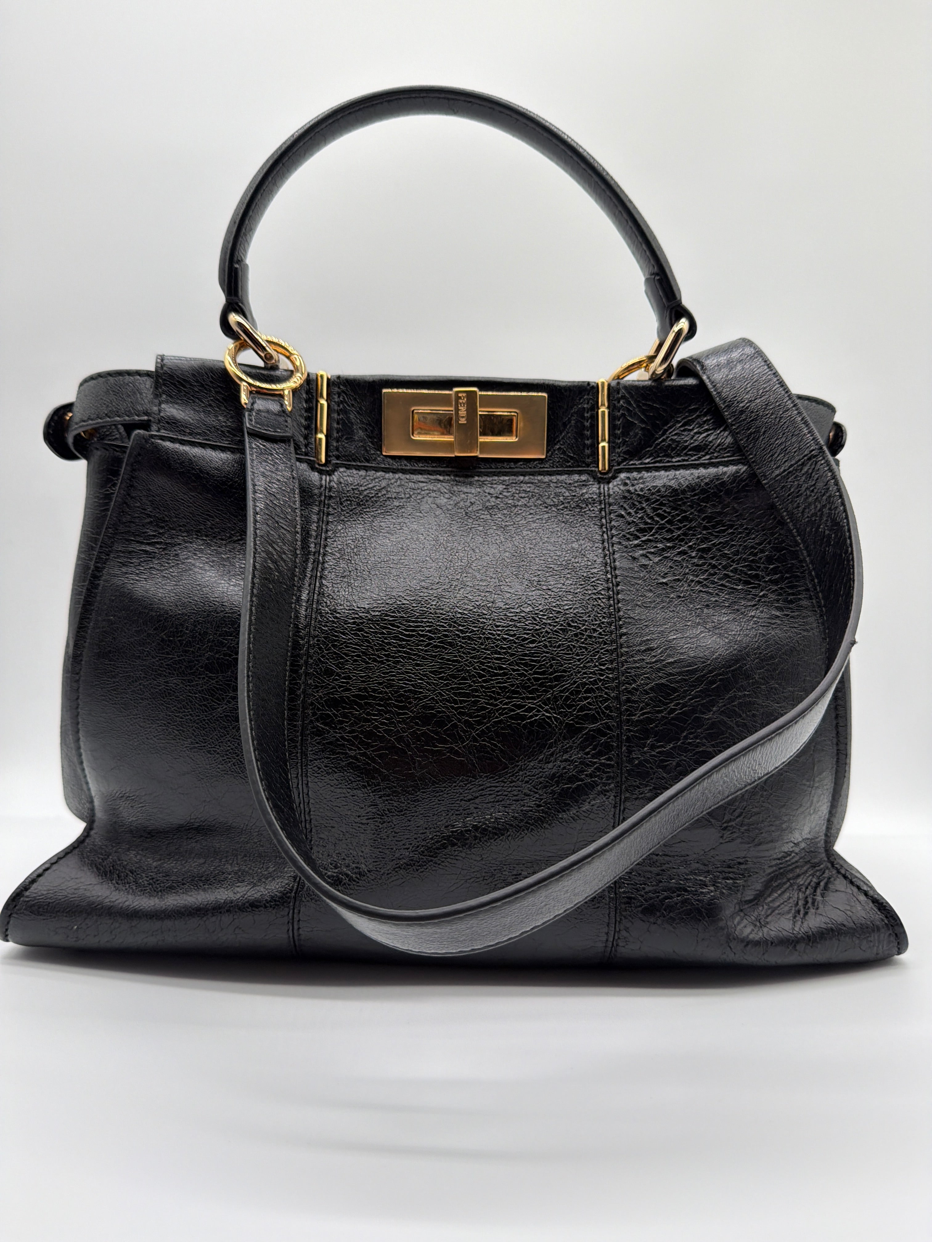 Fendi Agnello Old Shine Medium Peekaboo — image 1