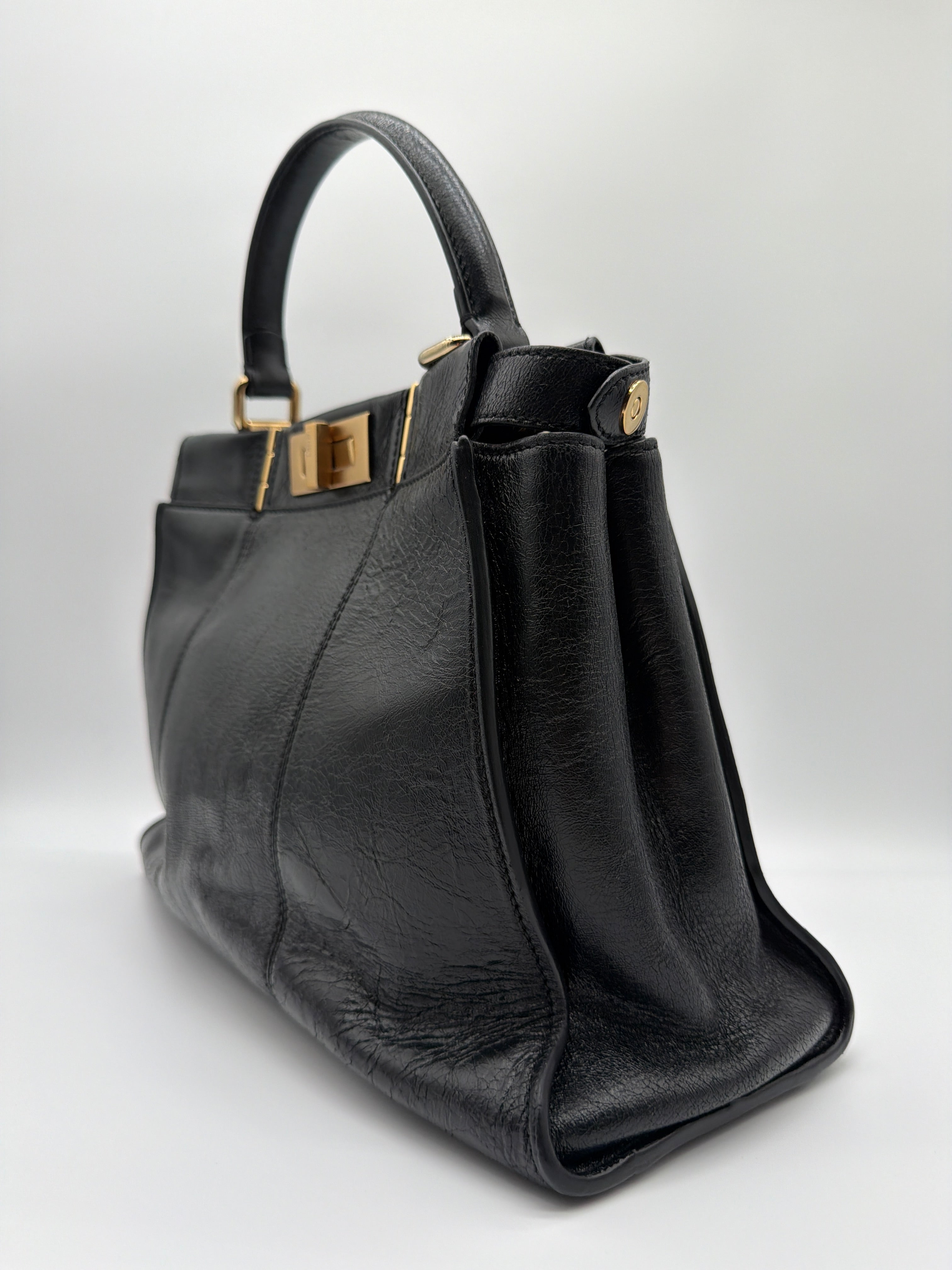 Fendi Agnello Old Shine Medium Peekaboo — image 3