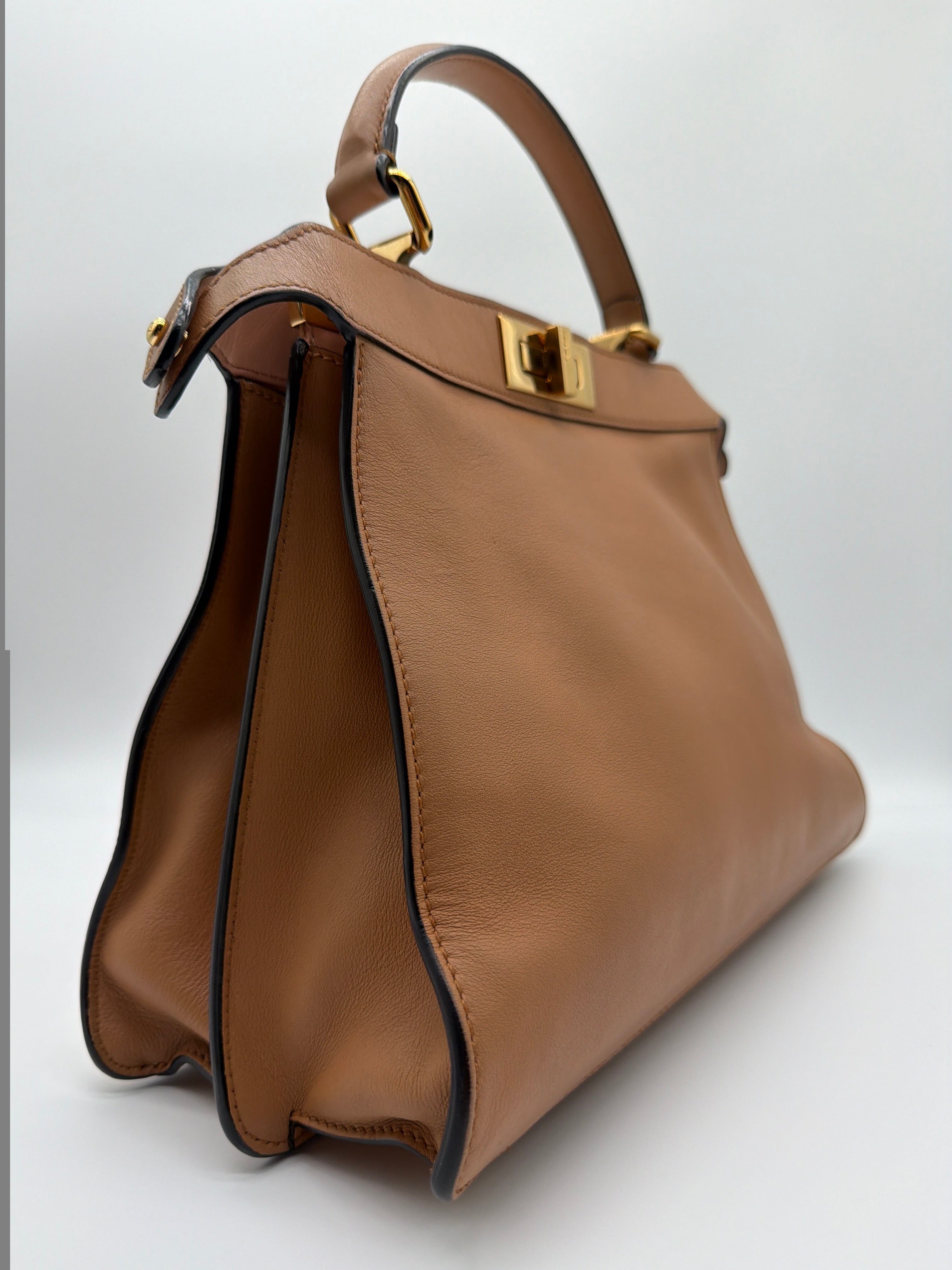 Fendi Peekaboo ISeeU in caramel brown — image 3