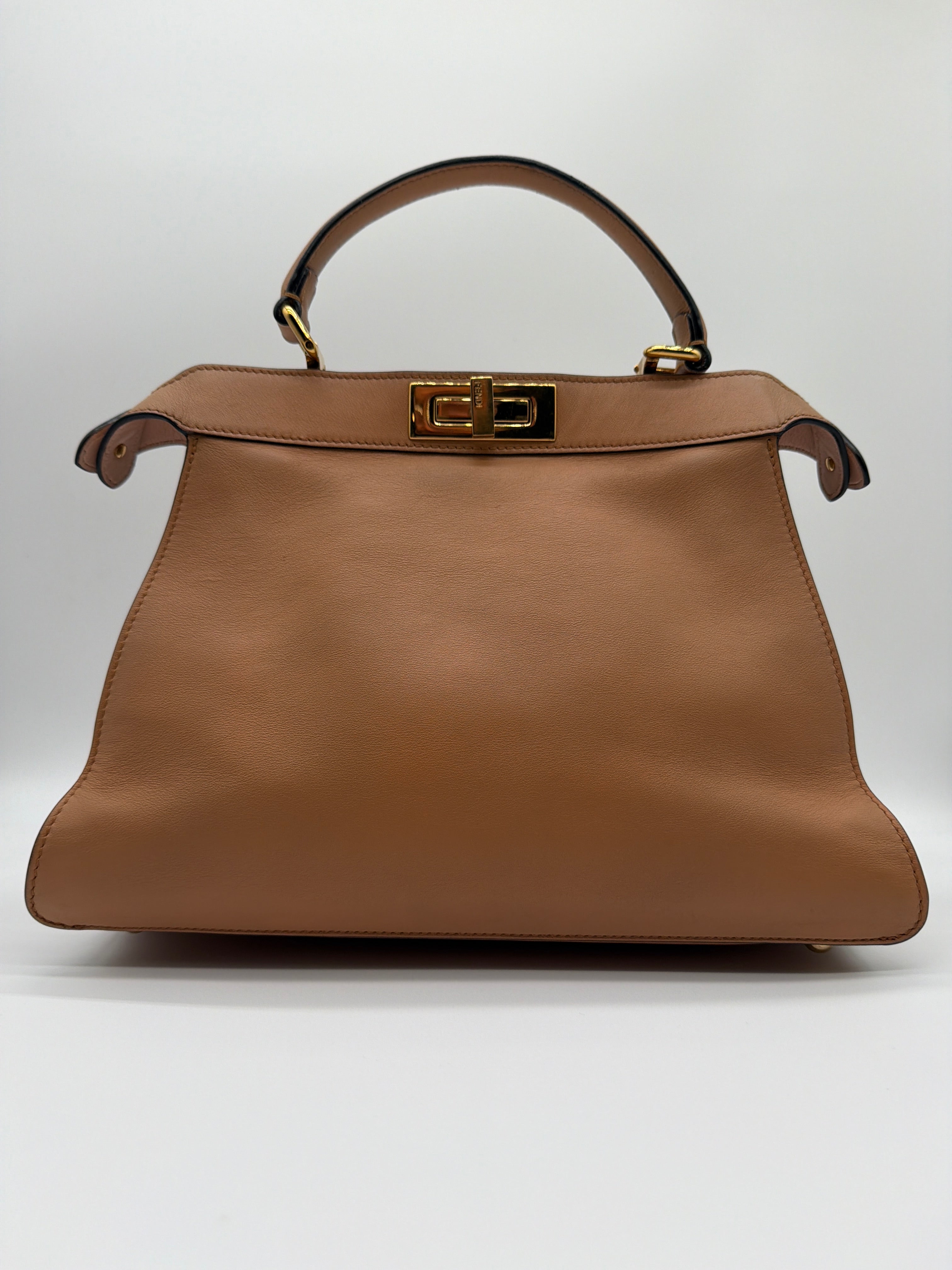 Fendi Peekaboo ISeeU in caramel brown — image 4