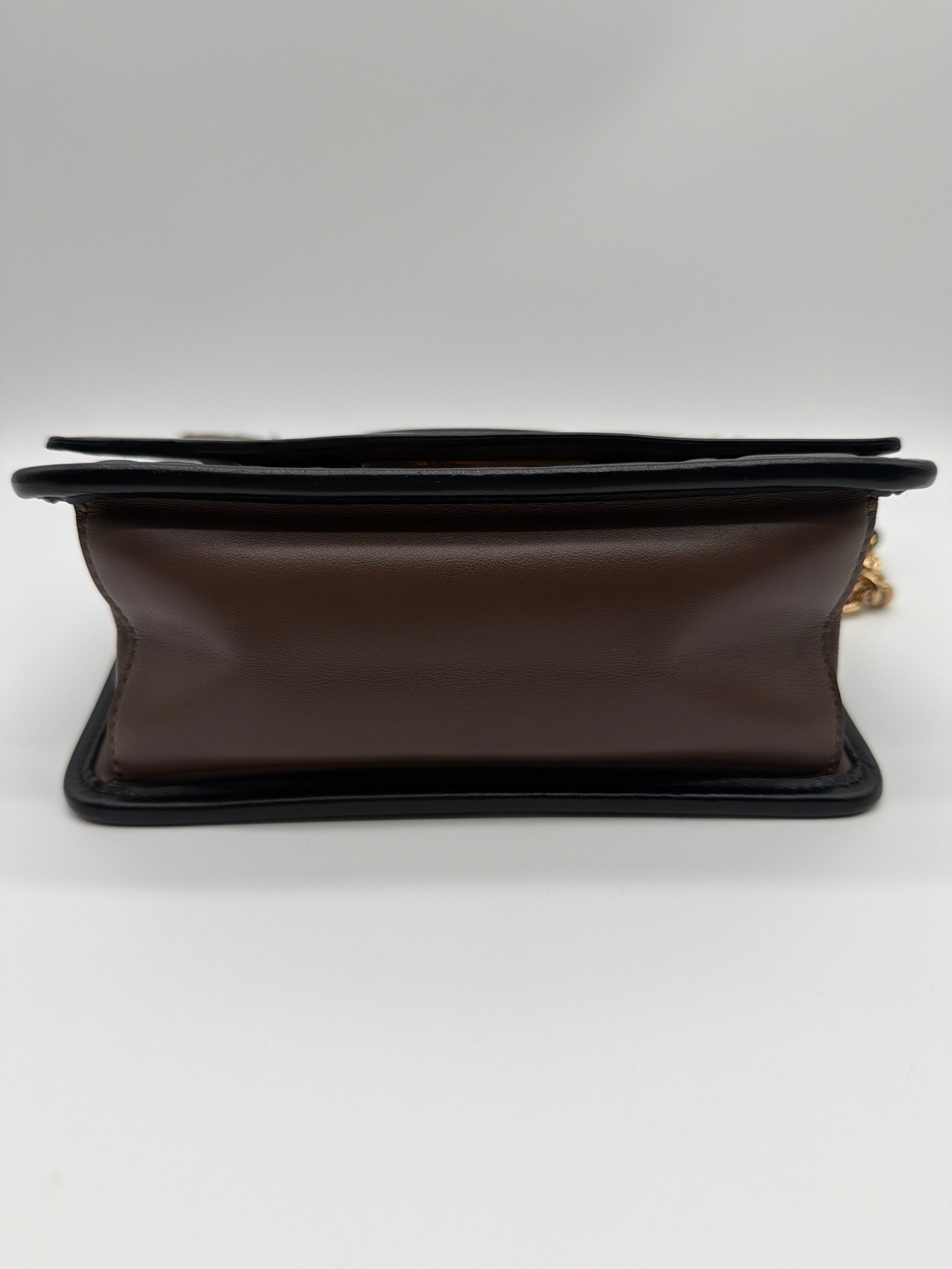 Fendi Kan I F small shoulder bag in brown and black - image 4