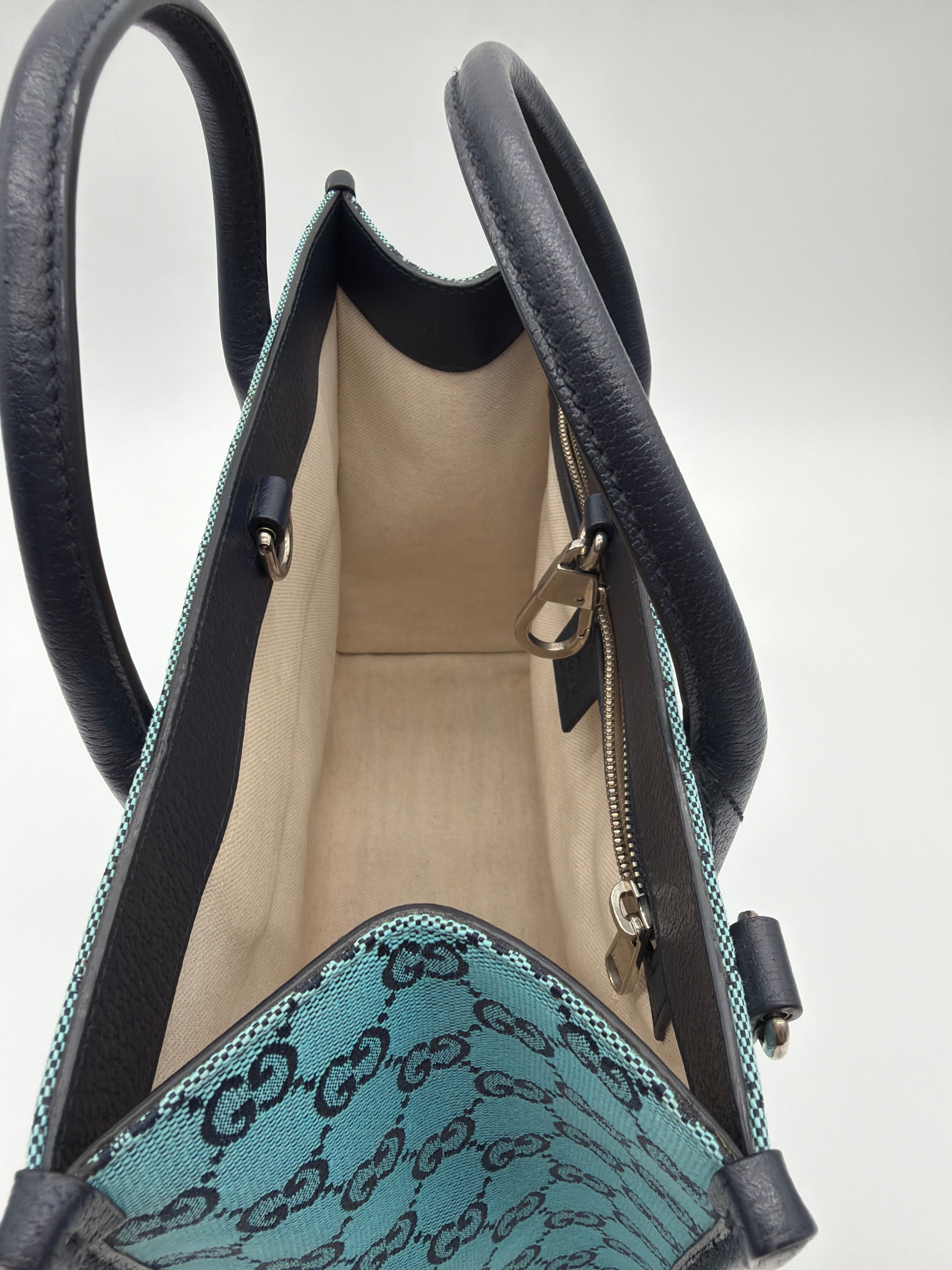 Gucci Small Interlocking G GG Canvas Tote — image 4