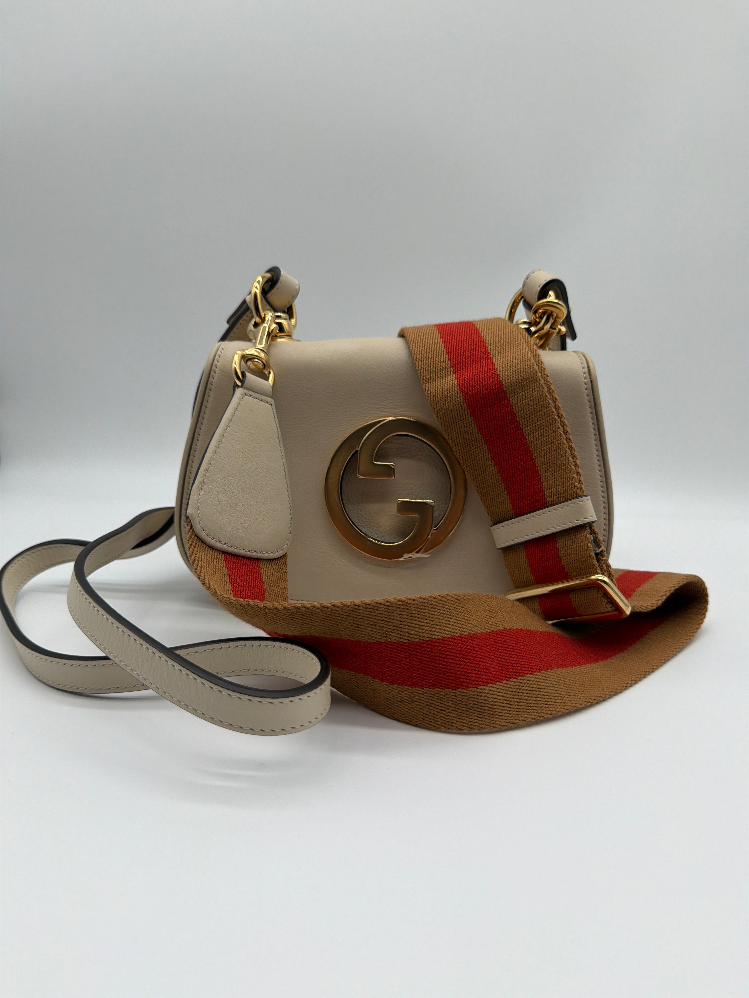 Gucci Roxy Calfskin Web Mini Blondie — image 1