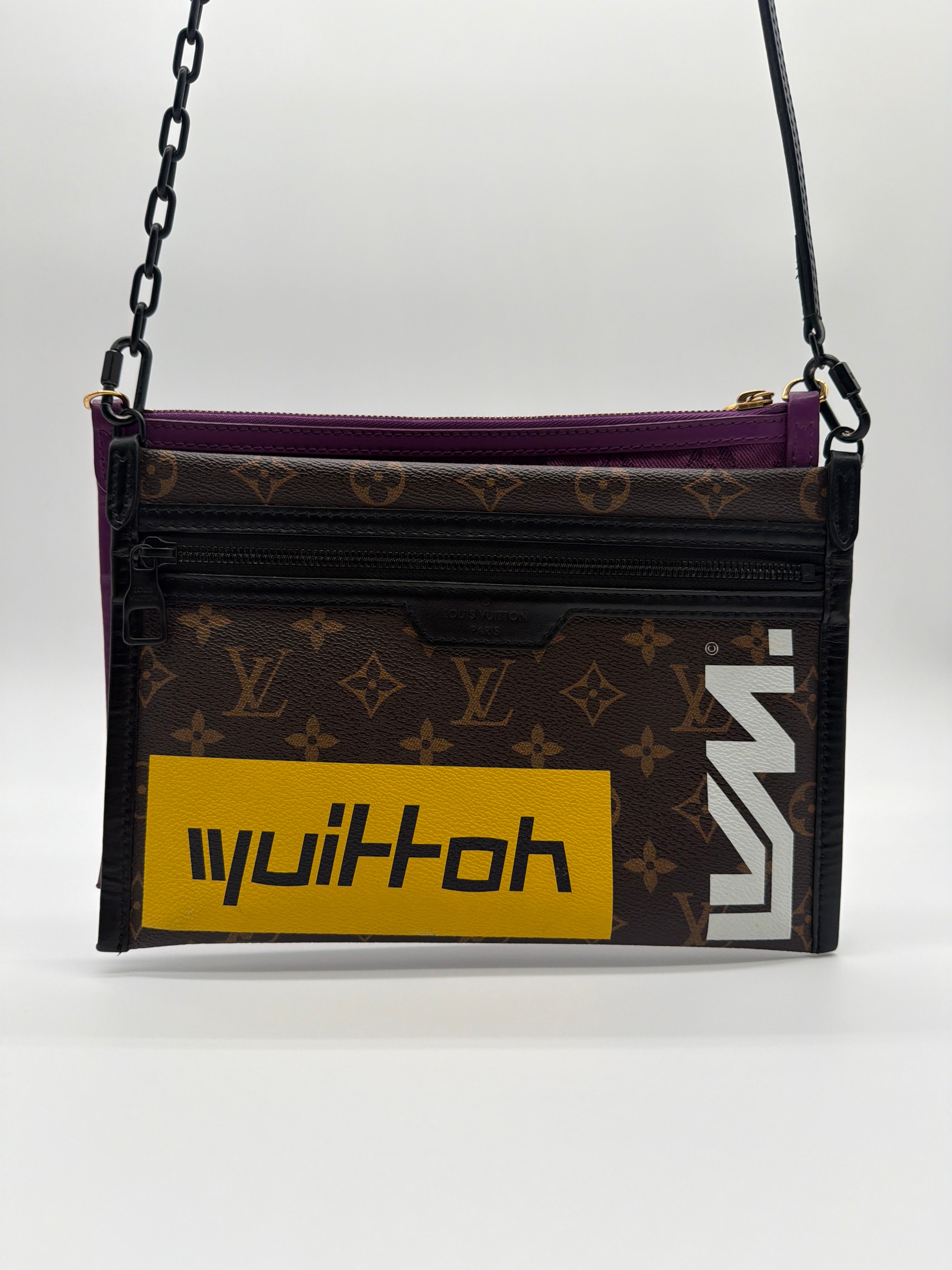 Louis Vuitton Double Flat Messenger Bag, limited edition Logo Story Monogram — image 1