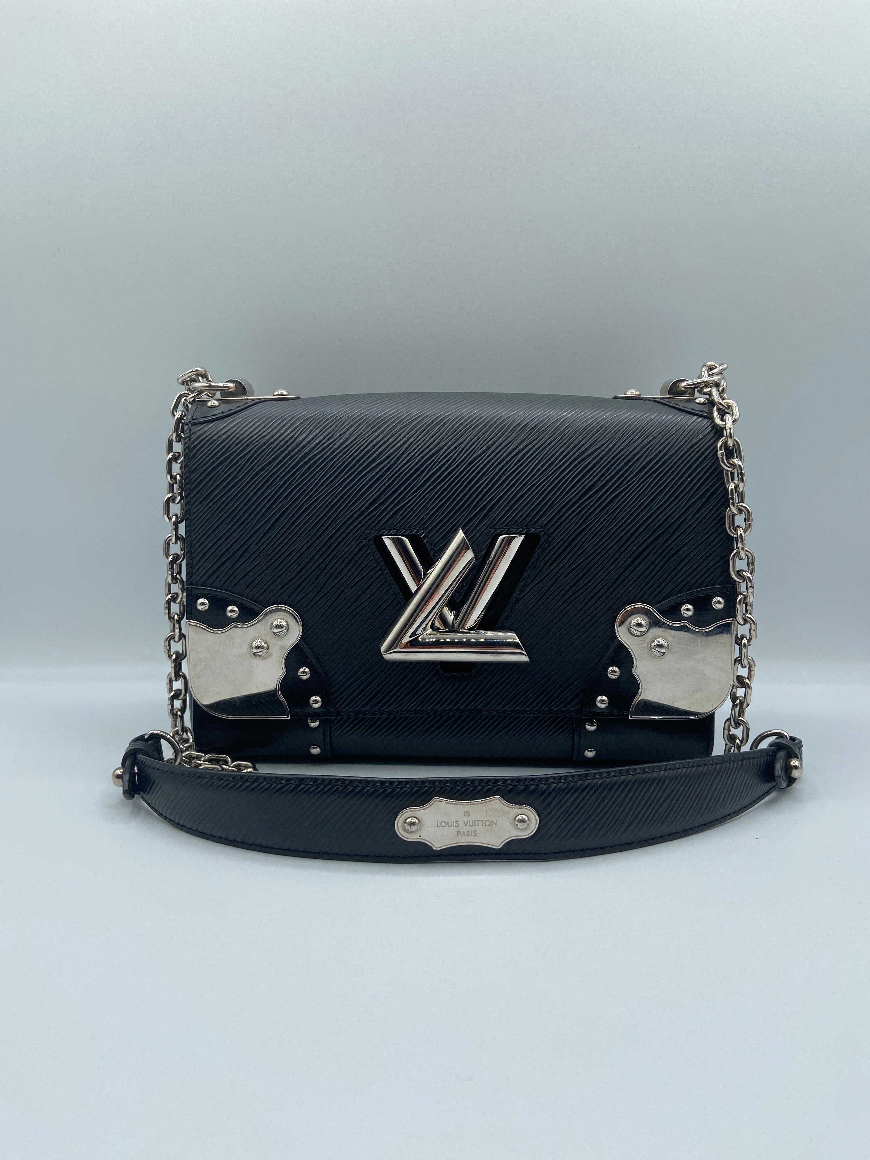 Louis Vuitton Twist PM – Epi Leather Chain Shoulder Bag, Black