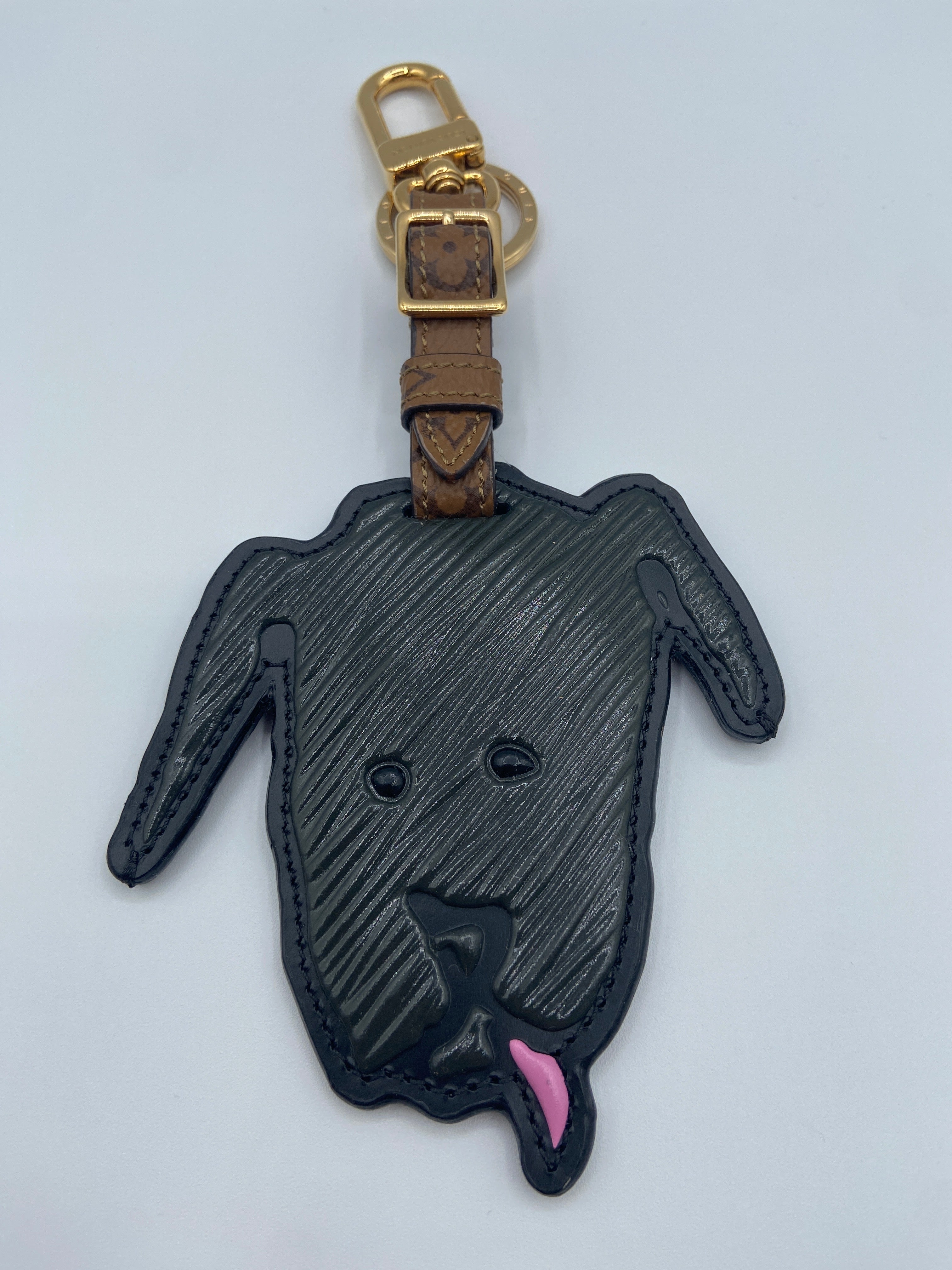 Louis Vuitton Dog Charm Key Holder – Pre-Loved, Excellent Condition