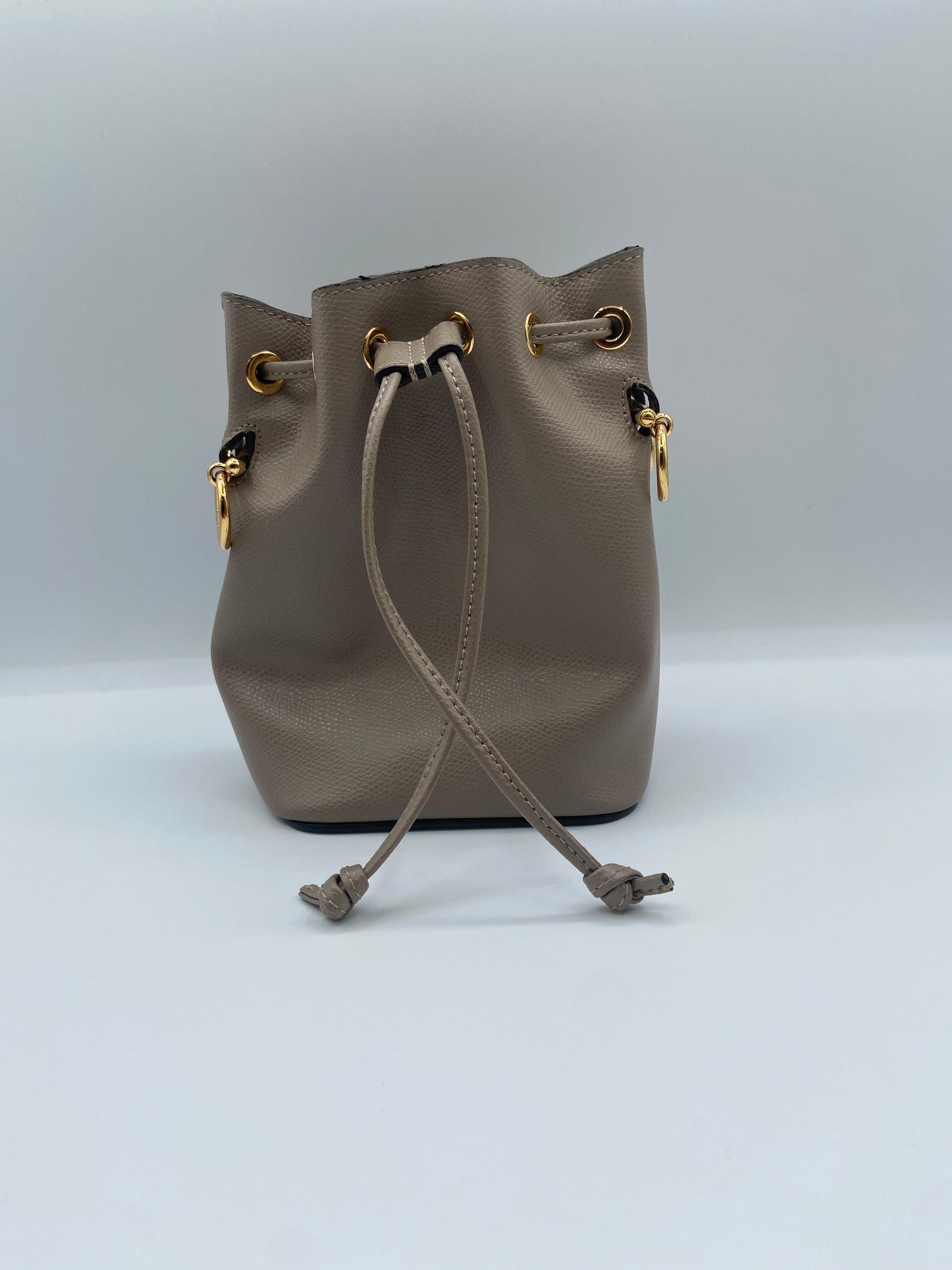 Fendi Mon Trésor Mini Bucket Bag – Beige