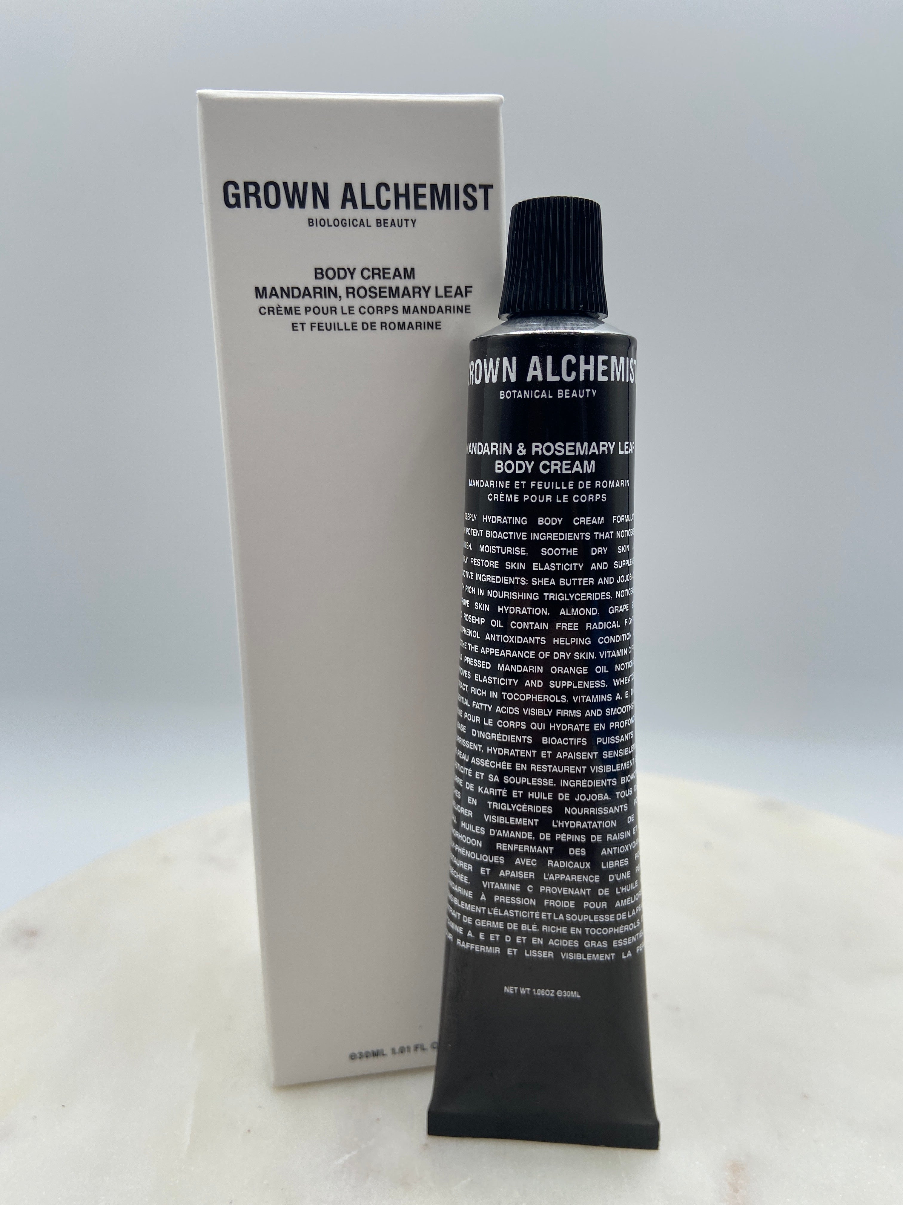 Grown Alchemist Body Cream – Mandarin & Rosemary Leaf (30ml)