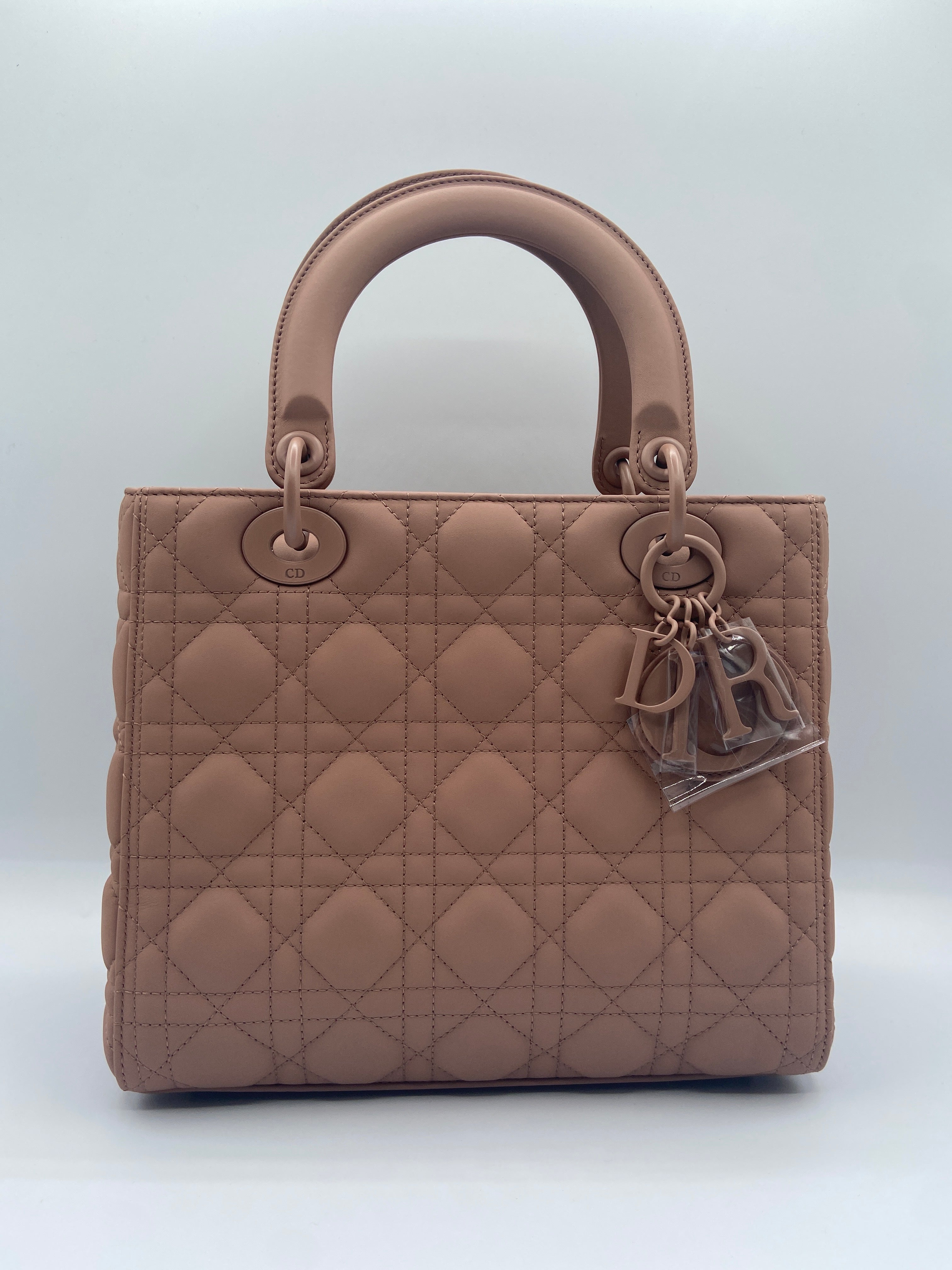 Christian Dior Lady Dior in Matte Cannage Calfskin