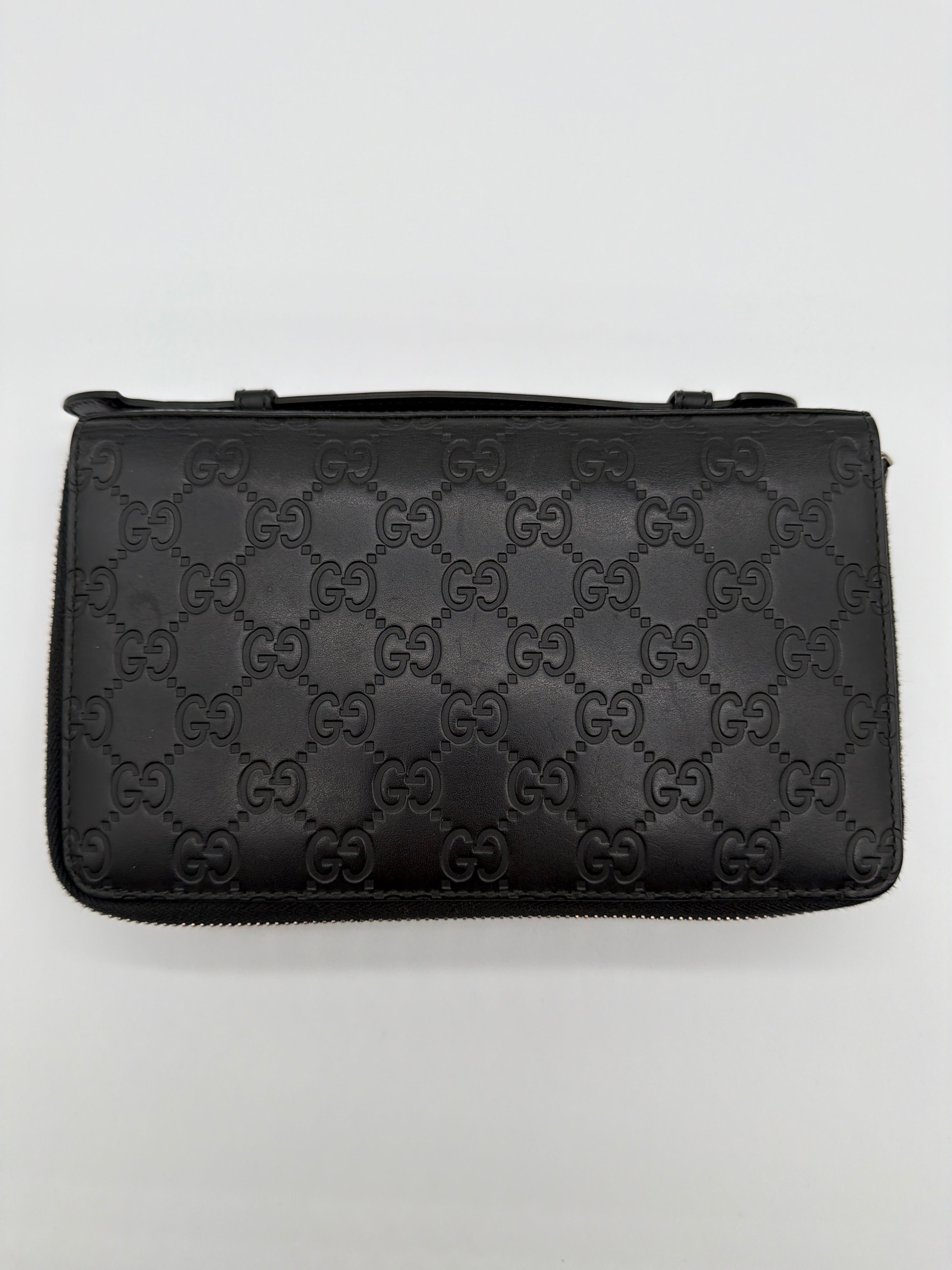Gucci Guccissima Signature Microguccissima Bree Zip Around Wallet - image 1