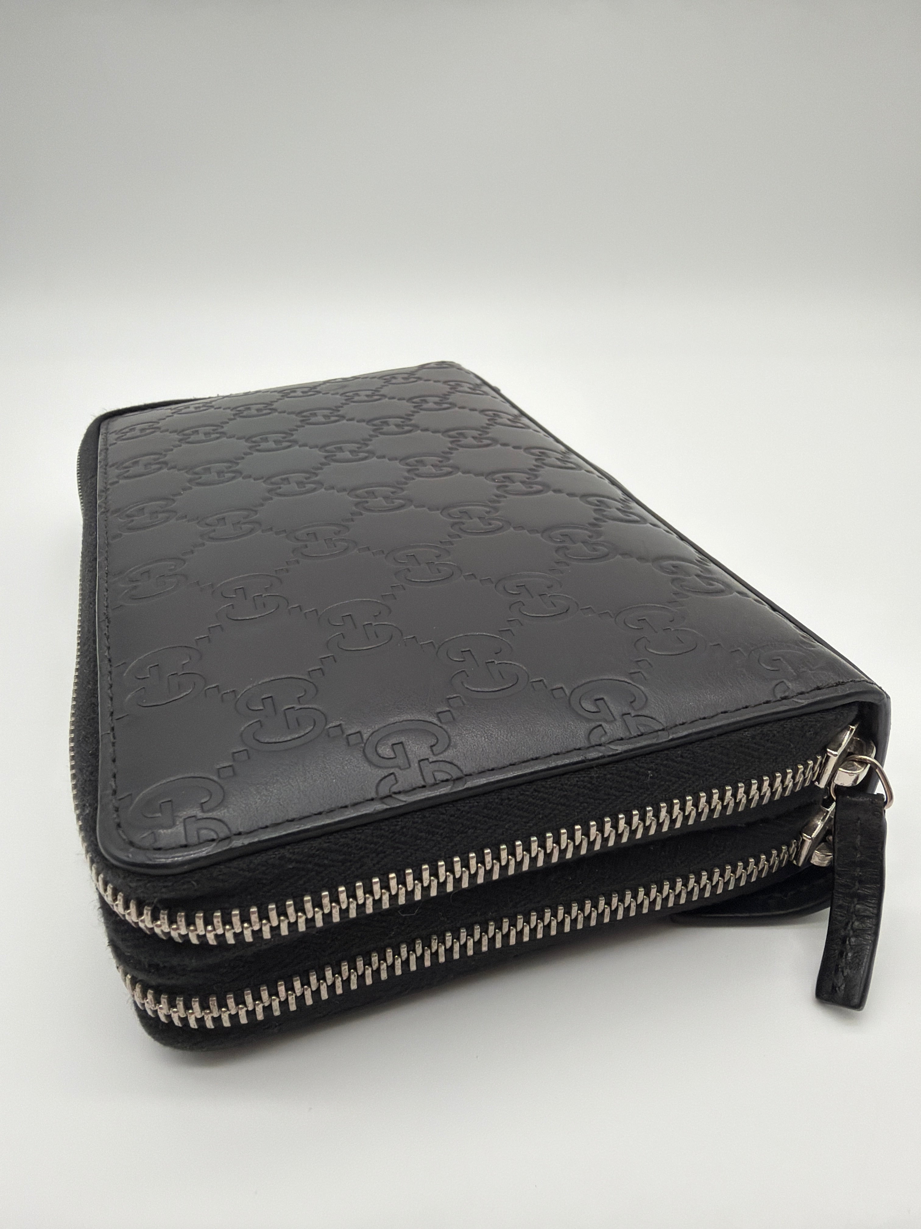 Gucci Guccissima Signature Microguccissima Bree Zip Around Wallet - image 2