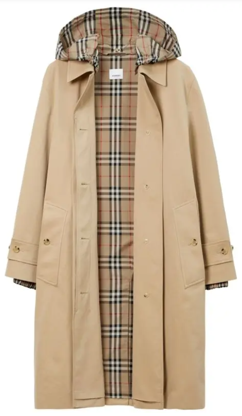Burberry "Oxclose" Detachable Hood Raincoat (Size 6) image 1